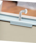 Top Tier Heavy Duty Pallet Rack Safety Pins 35 Piece Set shows a steel drop pin for secure pallet locking on shelving.
