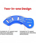 Road Bike 12 Speed Electronic Rear Derailleur Alignment Tool Two Piece Set For R7100 R7150 RX820 R8150 R9250