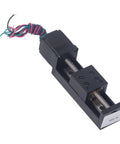 Top Shelf Mini Linear Rail Stage With Integrated Stepper Motor 50Mm Smooth Glide Travel For XYZ Precision Positioning close-up view.