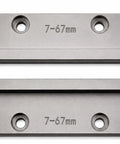 Xmachine Expansion Clamp Set For 5 Axis Cnc Machining Center offers precision workholding fixture kit with two 7-67mm gray clamps.