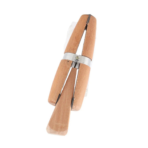 Wooden Jewelry Clamp Tool With Round And Flat Jaws For Holding Rings And Small Parts Ideal For Jewelry Repairs And Crafting Projects Perfect For Beading Ring Sizing And Precise DIY Work Pro Grade, wooden clamp with wedge