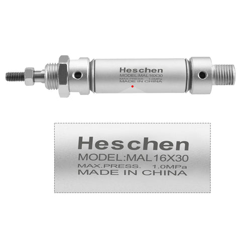 Slim Pneumatic Air Cylinder MAL 16 30 With M5 Port 16mm Bore 30mm Stroke Double Acting Compact Linear Actuator product image