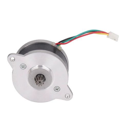 36Mm Two Phase Direct Drive Stepper Motor With Ten Teeth Gear For 3D Printers And CNC Machines drop-in extruder upgrade close-up.