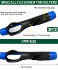 2 Pack Golf Grip Trainer Set For Right Hand, golf training aid grip size and dimensions, for hand position and muscle memory