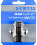 Ultegra Road Caliper Pad Set With Stiff Light Alloy Holder And Replaceable Pads For Smooth Quick Braking packaging