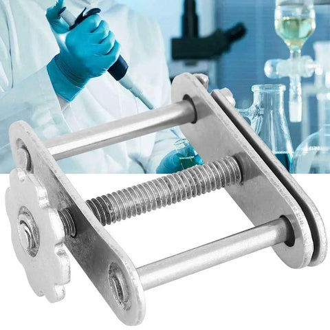 10 Pack Flow Control Pipe Clamps Set With Iron Plated Hose Fixing Clips Swivel Screw Tubing Clamps For Water Stop A Real Workhorse For Medical Labs Hospitals Clinics Beauty Salons And Industrial Use in lab setting