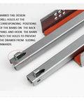 Barbed tail design detail of Heavy Duty Side Mounted Ball Bearing Drawer Slides Featuring Slick Push To Open Action.