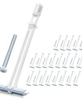 Heavy Duty Drywall Anchor Bolts Set For TV Mounting Kits Three Sixteenths Inch Bolts Stainless Steel Hollow Wall Anchors Holds Up To Two Hundred Forty Pounds On Half Inch Drywall 22 Pack displayed