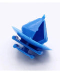 Side Skirt Clip Fixing Kit For DS3 2009 To 2015 Easy Install Car Side Skirt Attachment Fasteners Set Replacement Hardware For Durable Body Panel Mounts Clip Kit, blue plastic clip