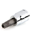 Three Eighths Inch Drive Tamper-Resistant Torx Bit Socket TR45 With S2 Steel Bit Press-Fit For A Permanent No-Loosen Connection
