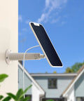 3W Solar Panel Power For Wireless Outdoor Security Cams With 6V Type C Port Non Stop Charging Compatible With Argus Eco mounted