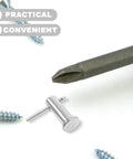 Beefy 304 Stainless Steel B Type Locating Pin With Hole, Cylindrical Flat Head 6x20mm Set Of 5 alongside screwdriver and screws