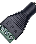 No Sweat Three Point Five Millimeter Stereo Jack To Screw Terminal Adapter For Quick Wiring Builds Sweet For Do It Yourself Audio Projects With Four Pieces Rock Solid Connections Guaranteed For Fast And Reliable Sound Setup, black adapter with screw terminals.