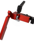 Red component of Beefed-Up Heavy Duty T Slot Miter Track 75 Type T-Rail Aluminum Router Fence For Table Saw Jig And CNC Router Guide