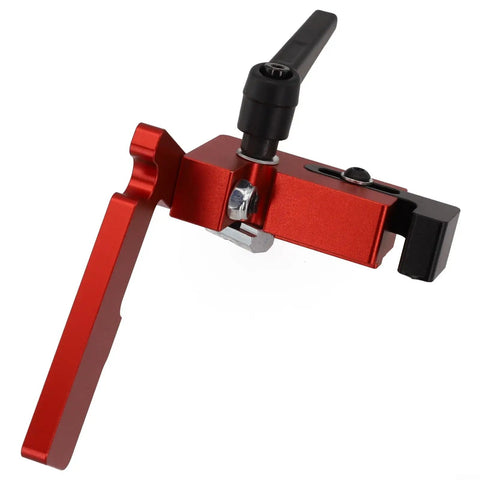 Red component of Beefed-Up Heavy Duty T Slot Miter Track 75 Type T-Rail Aluminum Router Fence For Table Saw Jig And CNC Router Guide