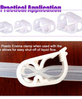 40 Piece Plastic Tube Clamps Kit With Four Sizes, Shut Off Hose Clamps For Tube Clips And Flow Control, Durable POM Plastic Clamp Set