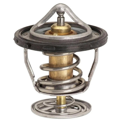 Beefy Heavy Duty Engine Coolant Thermostat Drop In Replacement Fits Pontiac Firebird Grand Prix GTO And Saab 97X, metal construction with spring mechanism.