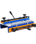 Precision 12 Inch Adjustable Dovetail Jig Clamp And Heavy Duty Woodworking Router Template For Slick Half Blind Cabinet Joints And Sturdy Furniture Builds That Align Dead On Every Time, showing a durable aluminum routing template.