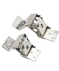 Stainless steel hinges for thickened 304 stainless steel inner door for four axis distribution cabinet and control cabinet foldable concealed