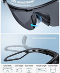 Ultra Lightweight Polarized Sports Shades For Men And Women 24g TAC HD UV400 Protection Adjustable Nose Pads Perfect For Cycling Running Fishing Golf Beach Driving And More, featuring adjustable nose pads and flexible temples.