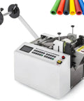 Automatic Heat Shrink Tube Cutting Machine With Micro-Computer Control Adjustable Batch Pause for various colored tubing.