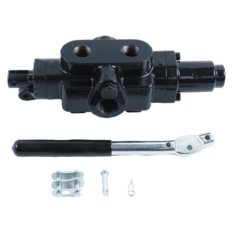 3 Position 4 Way Heavy Duty Pro Grade Hydraulic Directional Control Valve C908 0C000908 with accessories for log splitters and chippers