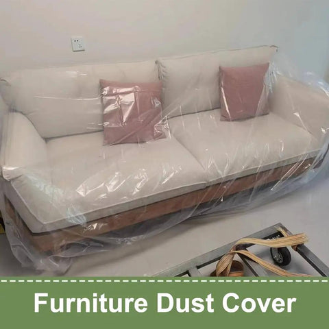 Heavy Duty Clear Plastic Sheeting 3.15 Mil Thick Waterproof Polyethylene Film Tarp For Furniture Greenhouse Garden Painting Dust Protection And More Cuttable Cover At 7.2 Feet By 13.1 Feet