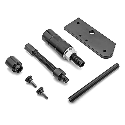 Inner Single Cam Bearing Puller Tool For Harley Evolution EVO Models 1984-2023 shown disassembled on white background