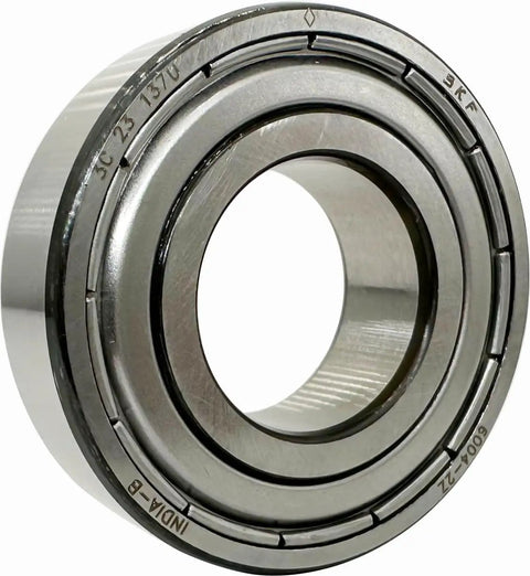 Two Pack 6004 2Z Deep Groove Ball Bearings With Double Metal Seal 20 X 42 X 12 mm close-up view showing double seals