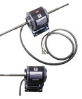 Heavy Duty Air Conditioning Motor YSK100-4K4 with durable housing, wiring harness, and mount for efficient AC systems.