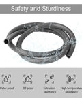 Half Inch Four Foot Liquid Tight PVC AC Conduit Kit Gray Flexible Electrical Whip With Straight And 90 Degree Connector Fittings
