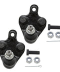 1.8L Front End Suspension Kit For 2009 To 2013 Toyota Corolla With 2 Front Lower Control Arms, 2 Front Lower Ball Joints, And 2 Front Stabilizer Sway Bar End Links For A Smooth, Precise Ride And Easy Install. black steel ball joints with hardware