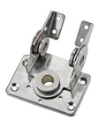 Stainless Steel Dual Axis Torque Hinge For Gate With 360 Degree Rotation Adjustable Damping And Reciprocating Torque Durable Heavy Duty Gate Hardware 1 Piece No Screws Included
