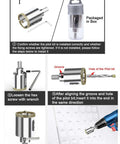 ASNOMY 2-1/4in diamond hole saw with pilot bit and hex wrench for glass ceramic tile