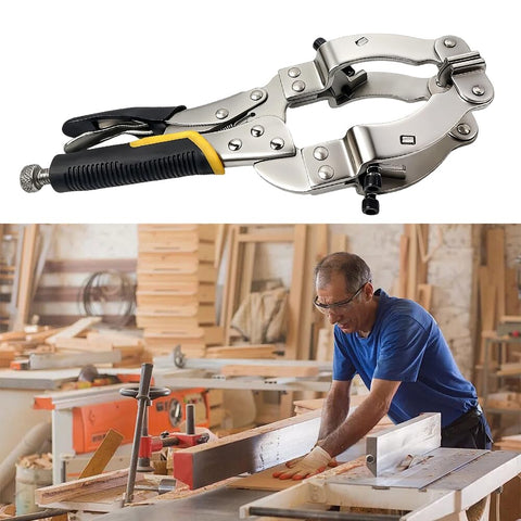 Locking C Clamp Pipe And Tube Clamp With Four Non Slip Pads 11 Inch Heavy Duty Adjustable Welding Clamp in workshop