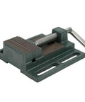 2.5In Lock Down Vise With Heightened Widened Jaws For Max Clamping Force And Stable Workholding On Milling Drilling Machines, durable steel bench clamp.