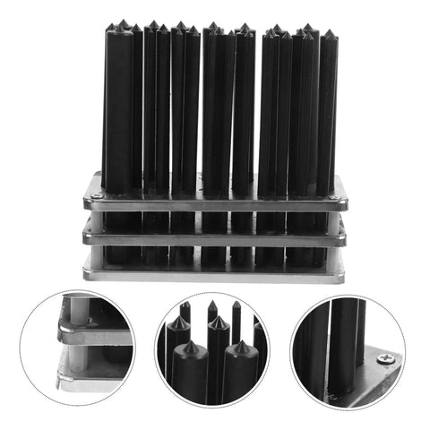 Non Slip Positioning Cylindrical Punch Set With Base For Woodworking And Mechanical Maintenance DIY Projects Pro Grade Punch Kit 28 Piece