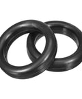 Heavy Duty Universal Muffler Silencer Hanger Bushings Kit With Rubber Mount Brackets For Tail Pipe Support And Car Exhaust Insulator O-Ring Design Fits Most Rides Perfectly, black rubber rings