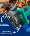 Slick Adjustable Cutting Machine Base Guide With Dead On Circular Saw Milling Positioning Clamp, featuring top reverse buckle design and adjustable reverse locking.