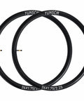 Beefed Up Heavy Duty 26 Inch Bike Inner Tubes 26 By 1.75 To 2.25 45 57 559 With AV48mm Schrader Valve 2 Pack Premium Butyl Rubber