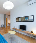 Modern living room lit by Super Bright Daylight 5000K A21 LED Bulbs 2500 Lumens E26 Base Non Dimmable 23W Energy Saving