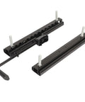 Adjustable Seat Slider Track Kit For Go Kart 240mm Heavy Duty Cold Rolled Steel Sliding Rail With 100mm Travel DIY Racing Seat Mounting Rail