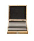 Hardcore Alloy Steel Parallel Blocks Set For CNC Milling Router Tables Heavy Duty Gauge Spacers Eight Precision Pairs inside wooden case.