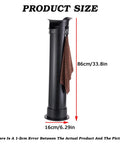 Pro Level Espresso Knock Box Floor Standing Coffee Grounds Bucket Vertical Detachable Pail with towel 86cm height and 16cm width.