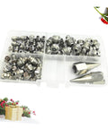 Grease Fitting Kit With All In One Grease Gun Nozzles For Lubricating Bearings And Machinery Assorted Fittings In Various Sizes Angled And Screw Nozzles Durable Construction Storage Case Included Great For Home Shop And Industrial Use