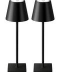 2 Pack Cordless LED Desk Lamp Portable Table Light With 5000mAh Battery Three Color Stepless Dimming Rechargeable Night Light
