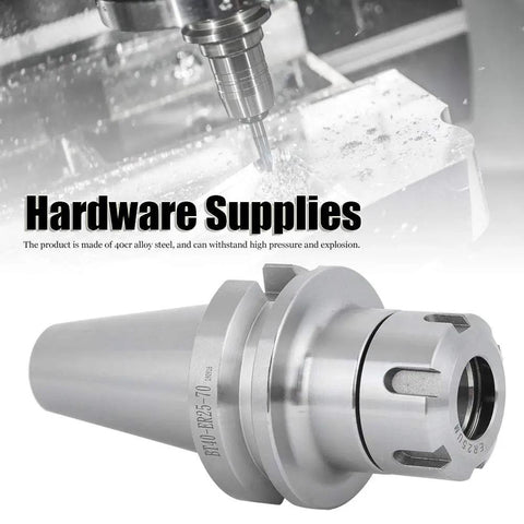 ER25 70 Collet Chuck Tool Holder For CNC Lathe And Milling Machines, Alloy Steel 40Cr Machining Accessory, showcased on milling setup