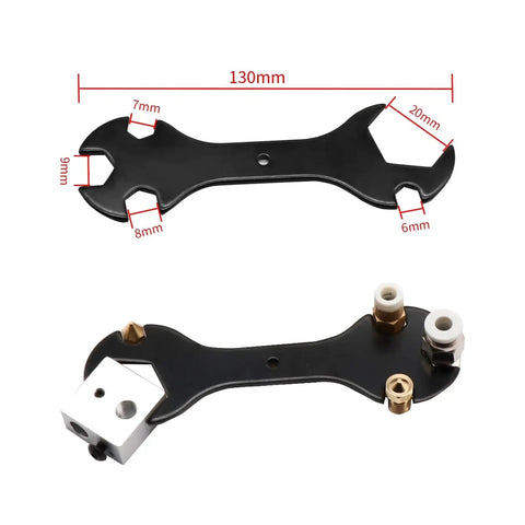 Dope Bowden Tubing Kit 1M XS Series wrench and brass fittings for Ender 3 and CR10 printers