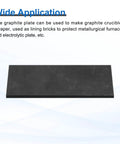 Top Notch High Purity Graphite Block Plates For Melting And Casting Great For Electrolysis 100 X 40 X 4 Mm Rectangular Graphite