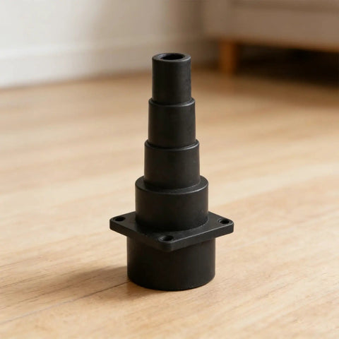Get Ready To Suck Up Dust With This Awesome Wet Dry Shop Vac Adapter. Black plastic stepped hose connector with tapered design.